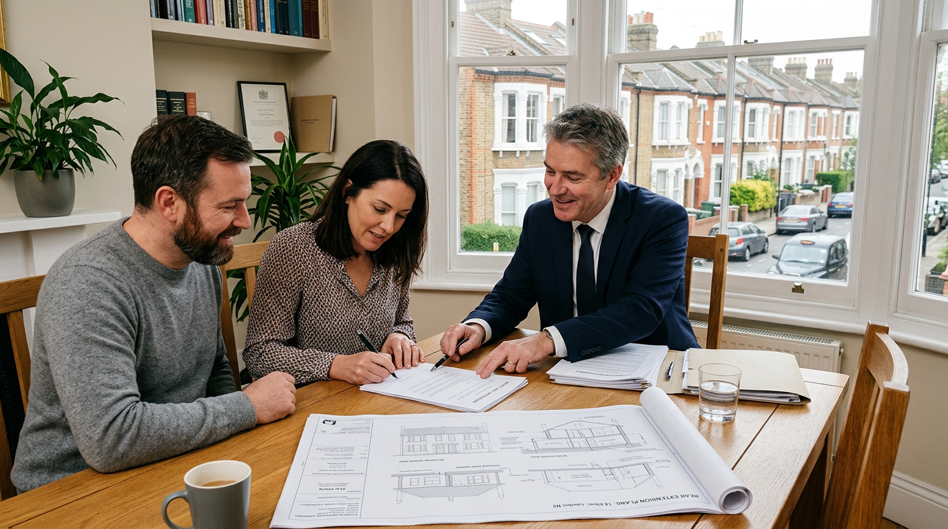 Party wall agreement signing